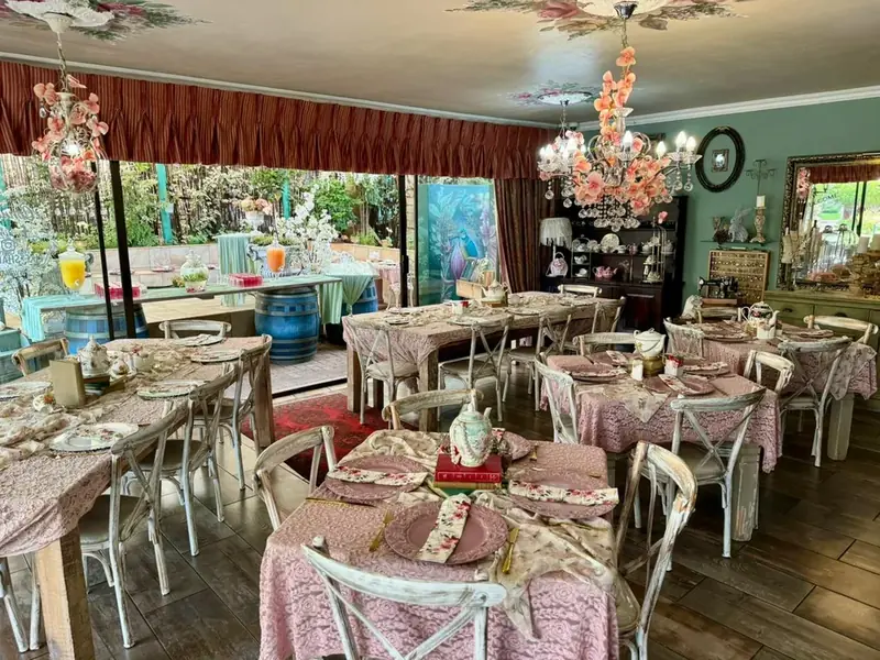 Inside Anelli's coffee shop