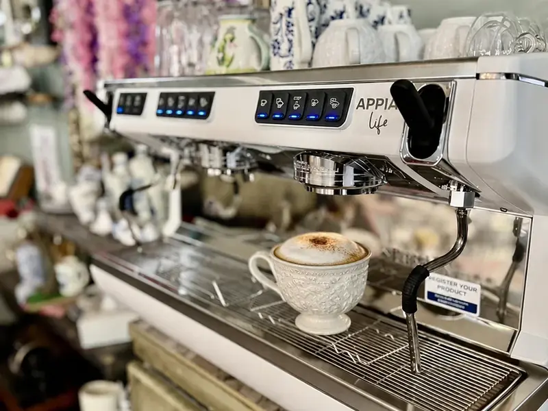 Coffee at Anelli's coffee shop