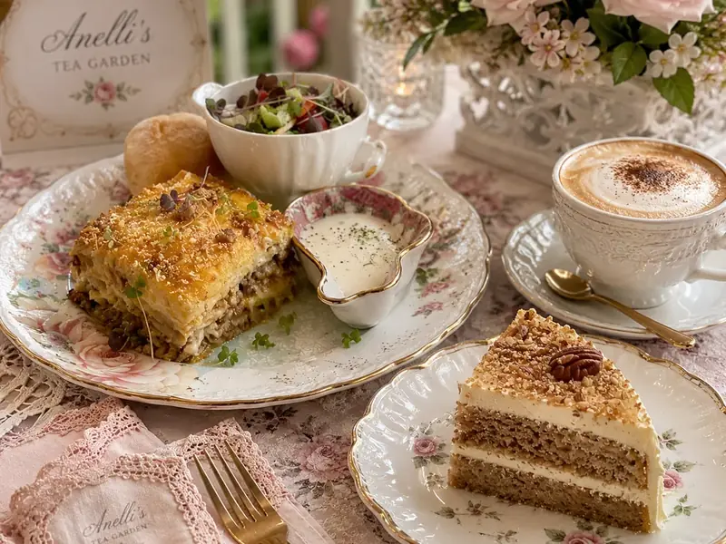 Breakfast, lunches, light meals and fresh cakes at Anelli's coffee shop