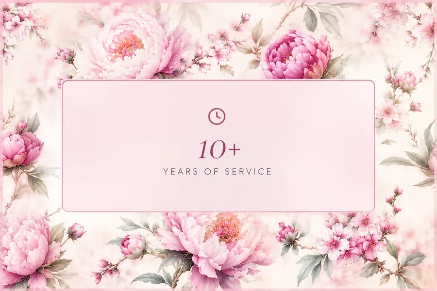 10+ years of service