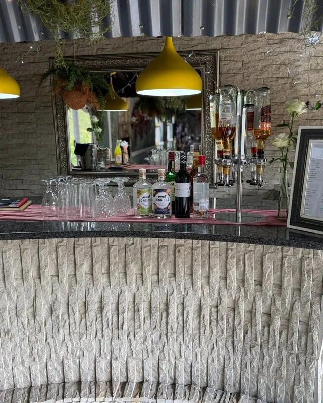 An open bar, available for guests on request